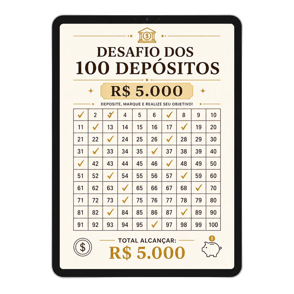 Desafio dos 100 depósitos
